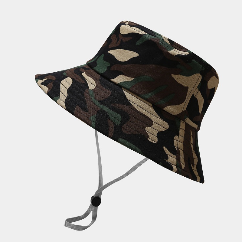 Boonie Hat Tactical - Camo Bucket Hat mit breiter Krempe,