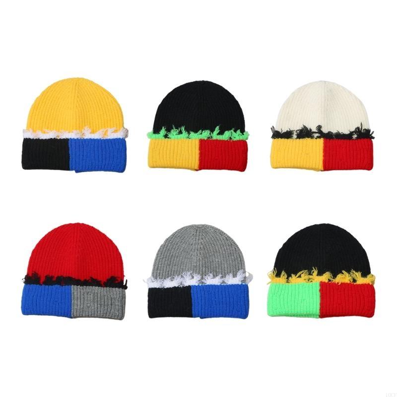 Beanie Cuffed Knit - Koreanische Version, farblich passende Strickmütze mit
