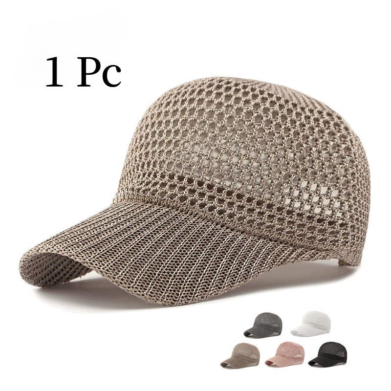 Baseball Cap Structured - Atmungsaktive Mesh-Baseballkappe für Herren und Damen,