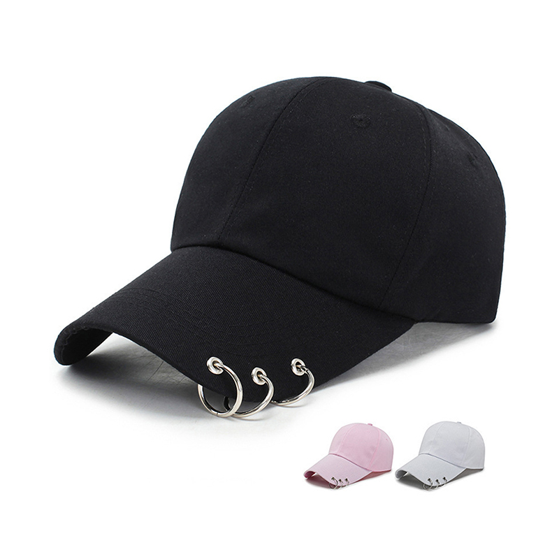 Dad Hat Cotton - Snapback-Hüte, Unisex, mit Ringkreis, verstellbare Baseballkappe