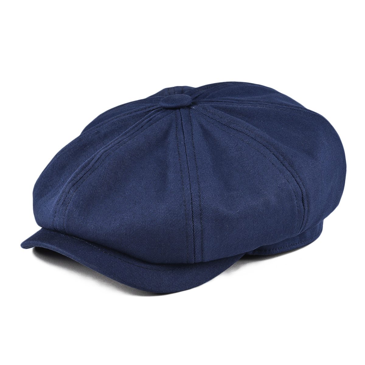 Newsboy Cap Ivy - BOTVELA Herren Newsboy Cap aus Twill-Baumwolle,