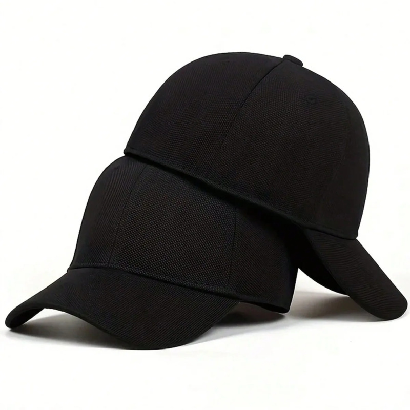 Baseball Cap Structured - Unisex-Baseballkappe mit offenem Rücken – verstellbarer,