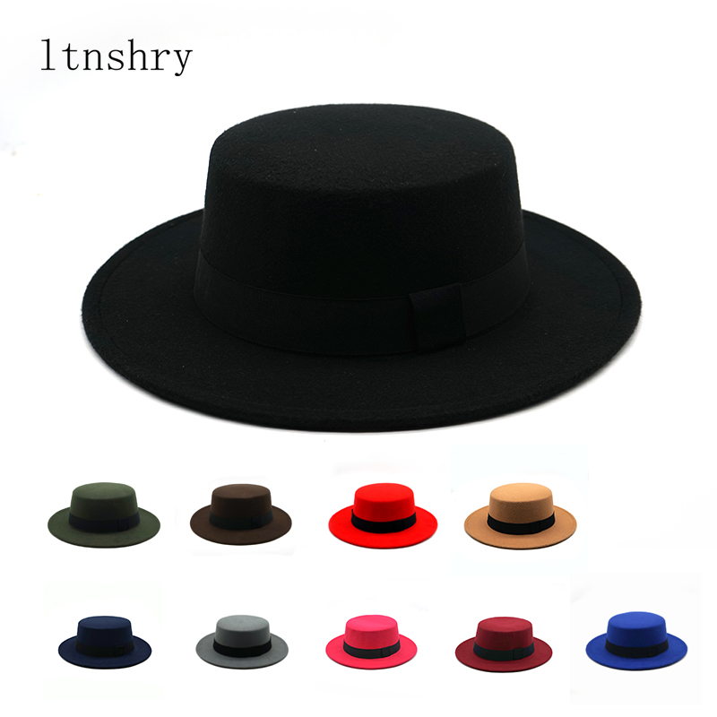 Fedora Hat Wool - Winter Herbst Nachahmung Woolen Frauen Männer