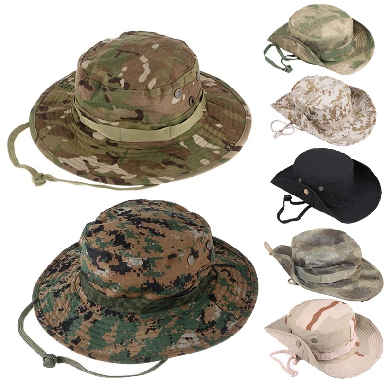 Boonie Hat Tactical - Camouflage Taktische Boonie Hüte Camping Klettern