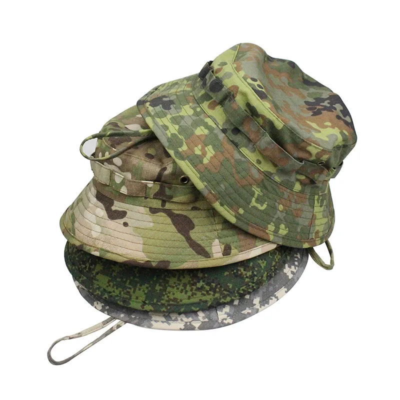 Boonie Hat Tactical - Camouflage Boonie Hut Multicam Panama Caps