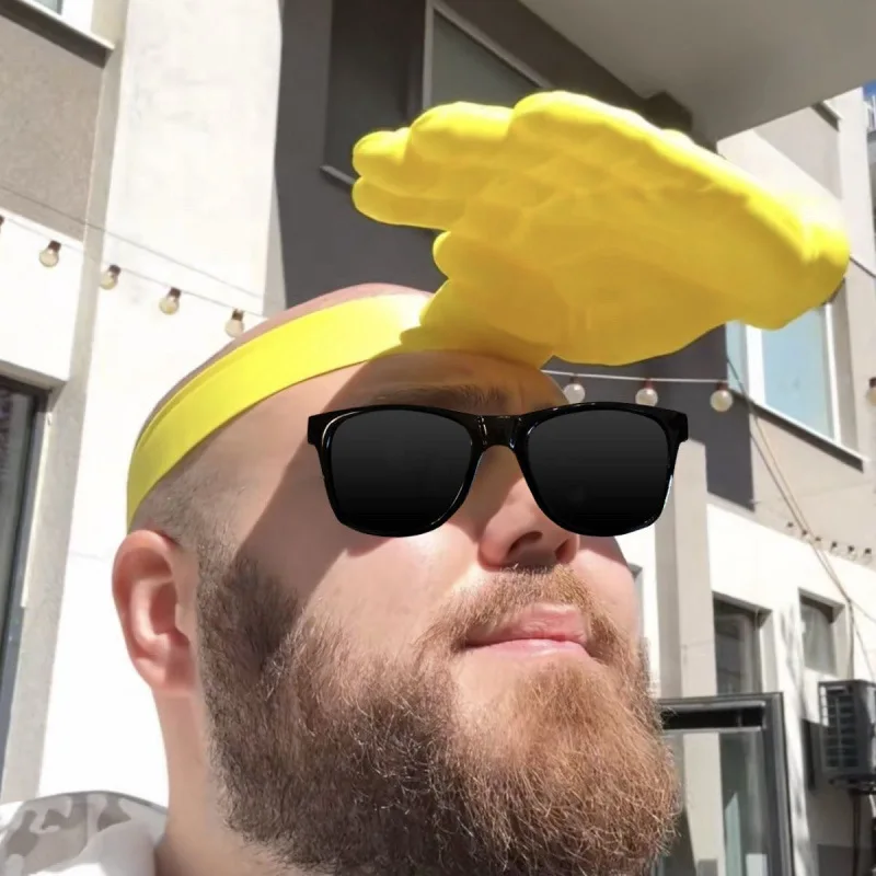 Visor Sun Hat - 1/3 Stück Neuartiger 3D-Handform-Sonnenhut, lustiger Unisex-Sonnenschutz