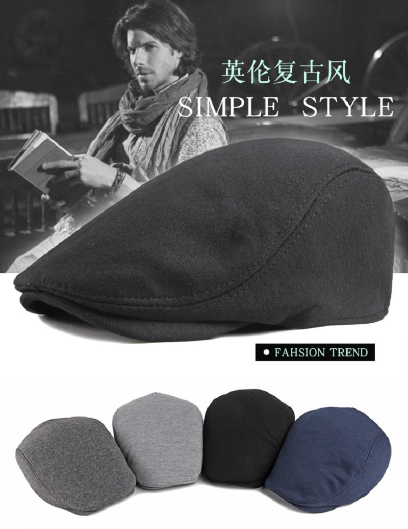 Newsboy Cap Ivy - Herren Woll mischung Newsboy Flat Cap