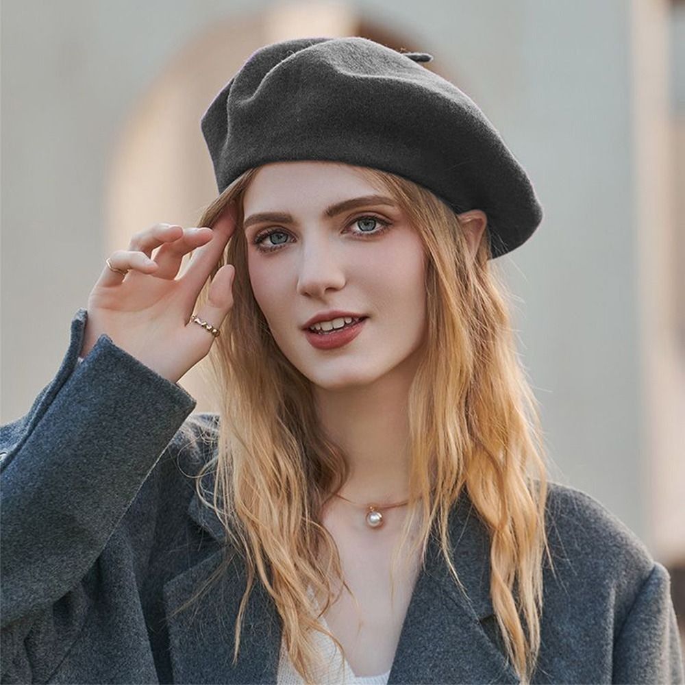 Mode Warme Winter Wolle Basken – Beret French Wool Bewertung und Preis