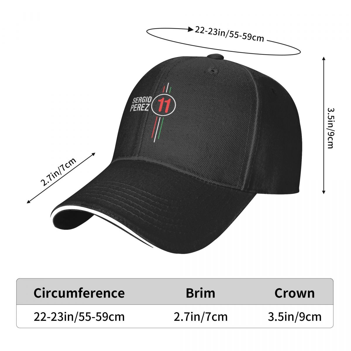Sergio Perez F1 Autorennen gew – Golf Cap Dad Bewertung und Preis