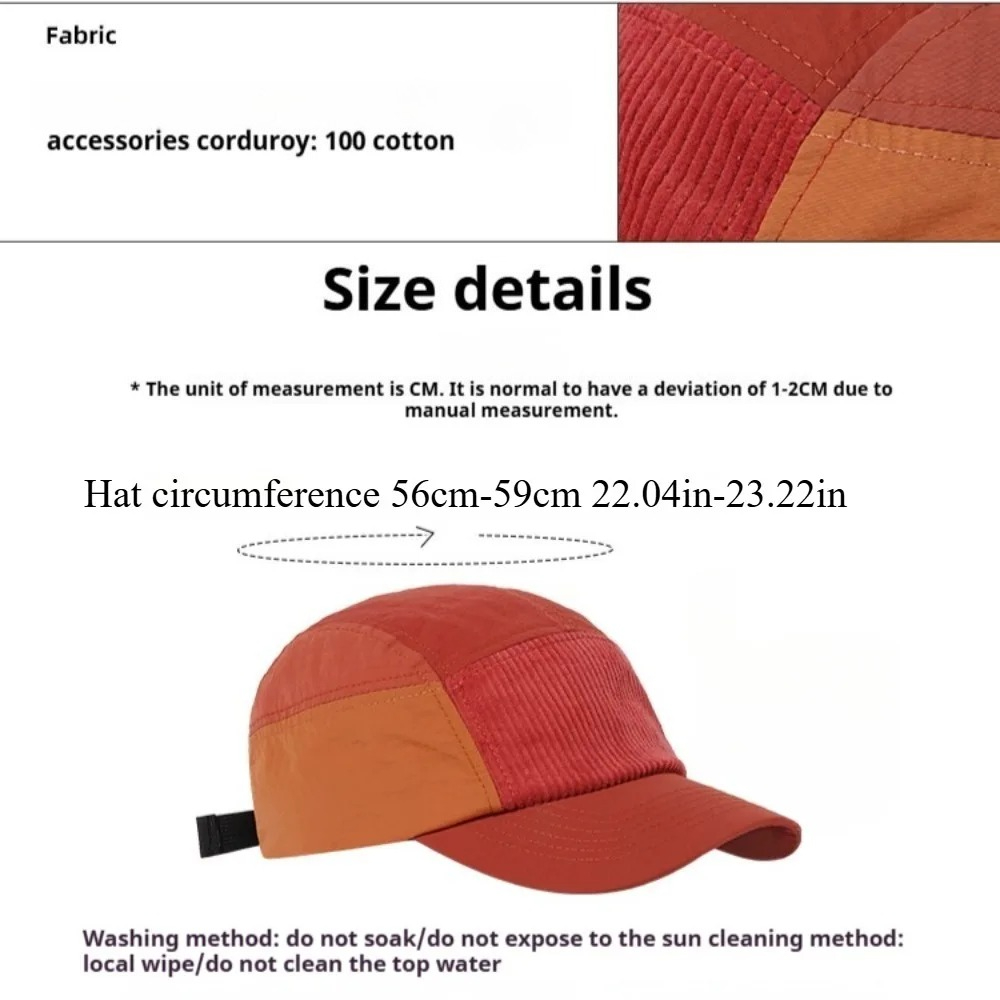 5-Panel Street-Style Arbeitskl – Corduroy Cap 5 Panel Bewertung und Preis