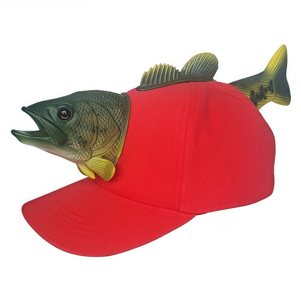 Lustige 3D-Fisch-Tier-Trucker- – Trucker Cap Mesh Bewertung und Preis