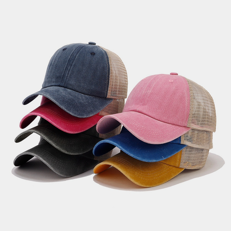 Vintage Washed Denim Mesh-Back – Trucker Cap Mesh Bewertung und Preis
