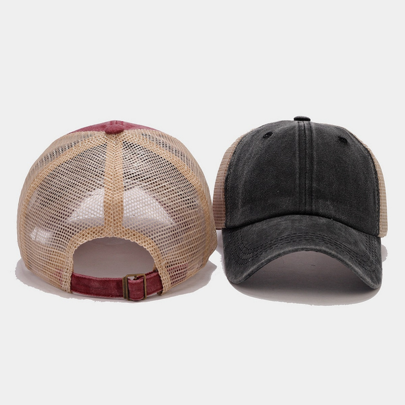 Vintage Washed Denim Mesh-Back – Trucker Cap Mesh Bewertung und Preis