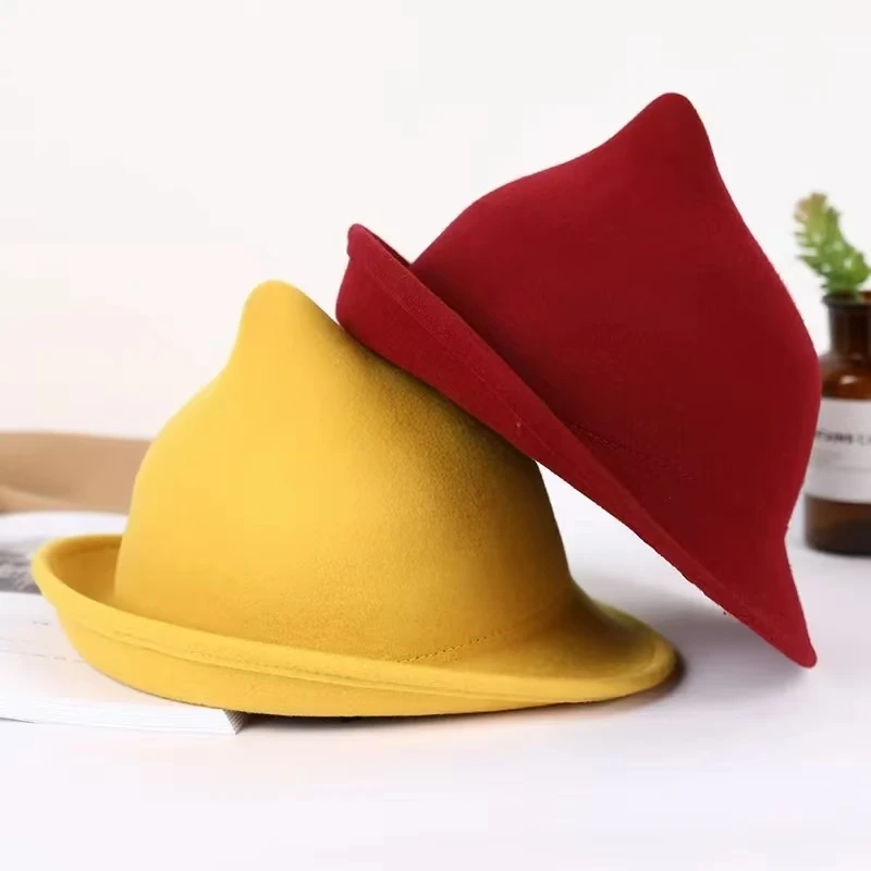 Modischer Hexenhut aus 100 % W – Fedora Hat Wool Bewertung und Preis