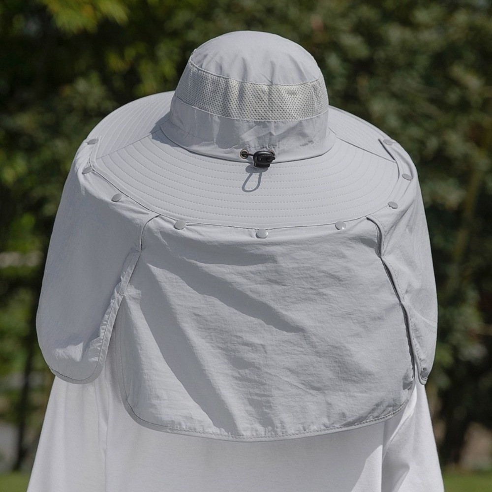 Einfacher Stoff-Sonnenhut für  – Bucket Hat Cotton Bewertung und Preis