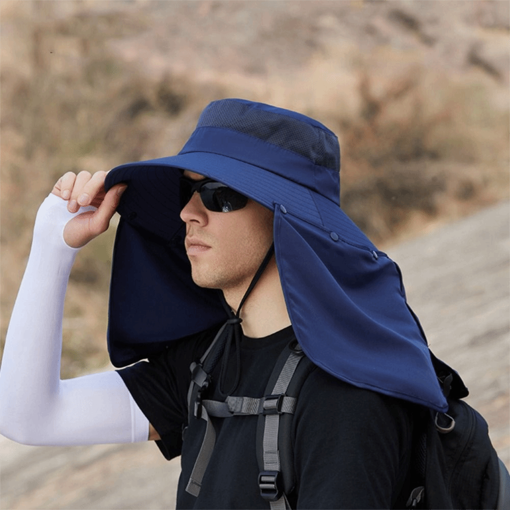 Einfacher Stoff-Sonnenhut für  – Bucket Hat Cotton Bewertung und Preis