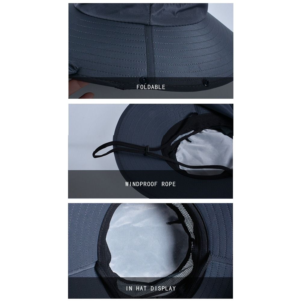 Einfacher Stoff-Sonnenhut für  – Bucket Hat Cotton Bewertung und Preis