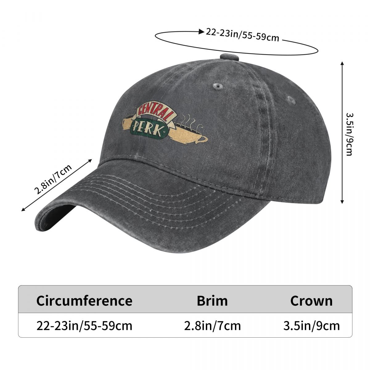 Gewaschene Herren-Baseballkapp – Golf Cap Dad Bewertung und Preis