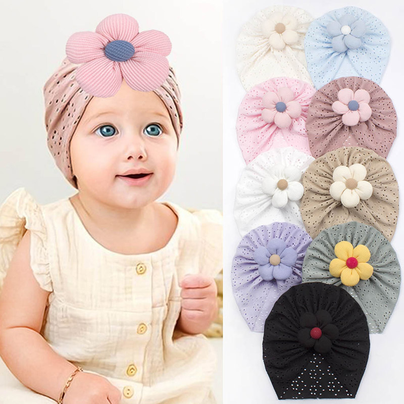 3D Blume Baby Turban Kappe Som – Dad Hat Cotton Bewertung und Preis