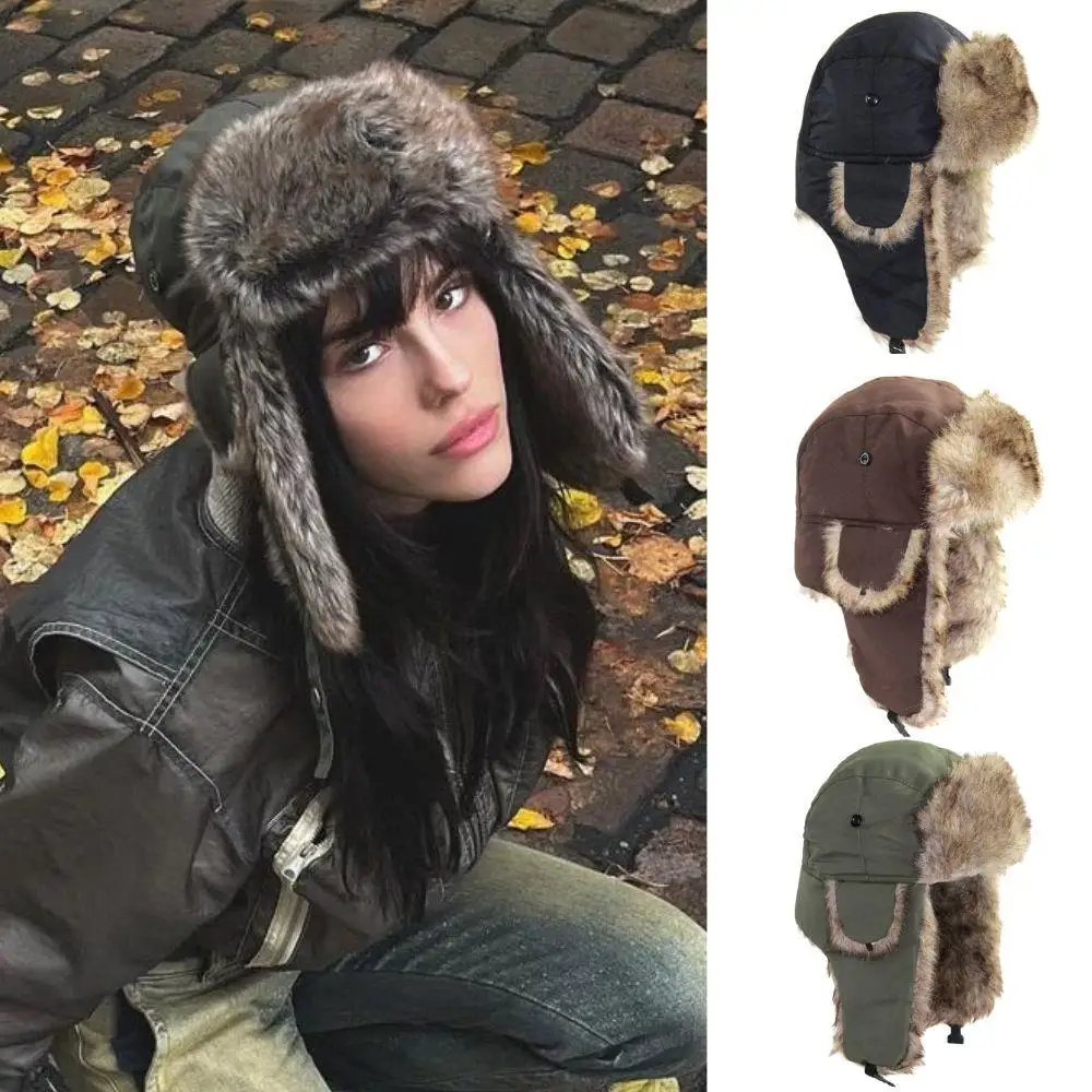1PC Winter Trapper Aviator Tro – Trapper Hat Ear Flap Bewertung und Preis