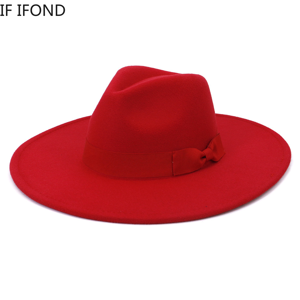 Große breite Krempe für Damen, – Fedora Hat Wool Bewertung und Preis
