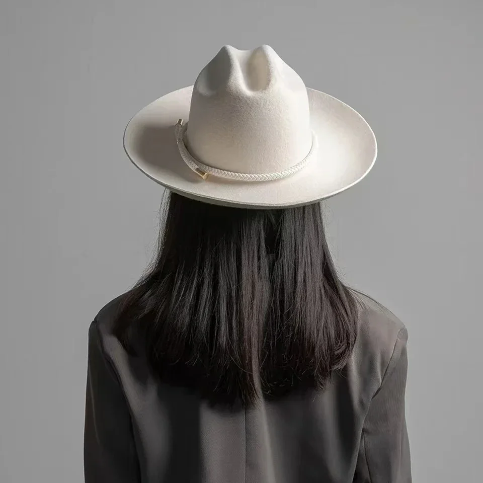 2025 Neue Retro-Ins, schicker  – Fedora Hat Wool Bewertung und Preis