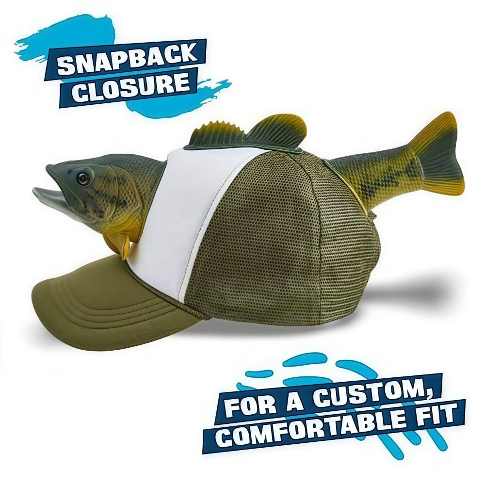Lustige 3D-Fisch-Tier-Trucker- – Trucker Cap Mesh Bewertung und Preis