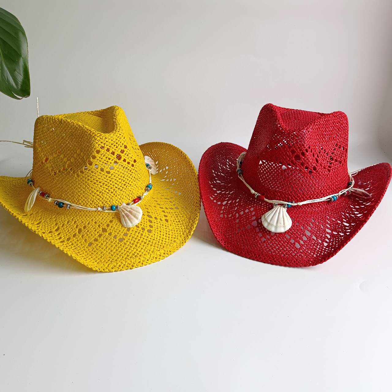 Hellgelbe Cowboy-Strohhüte für – Cowboy Hat Straw Bewertung und Preis