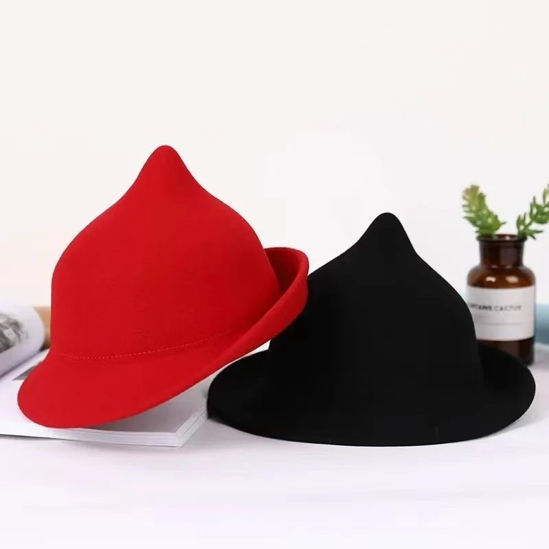100 % Wolle, moderner Hexenhut – Fedora Hat Wool Bewertung und Preis