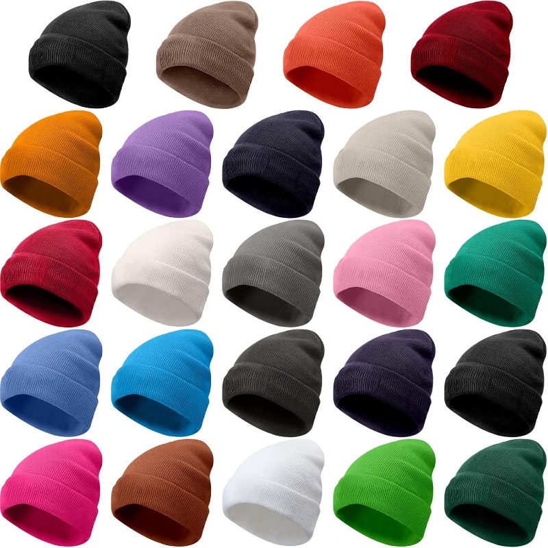 1 Stück Winter warme dicke Bea – Beanie Cuffed Knit Bewertung und Preis
