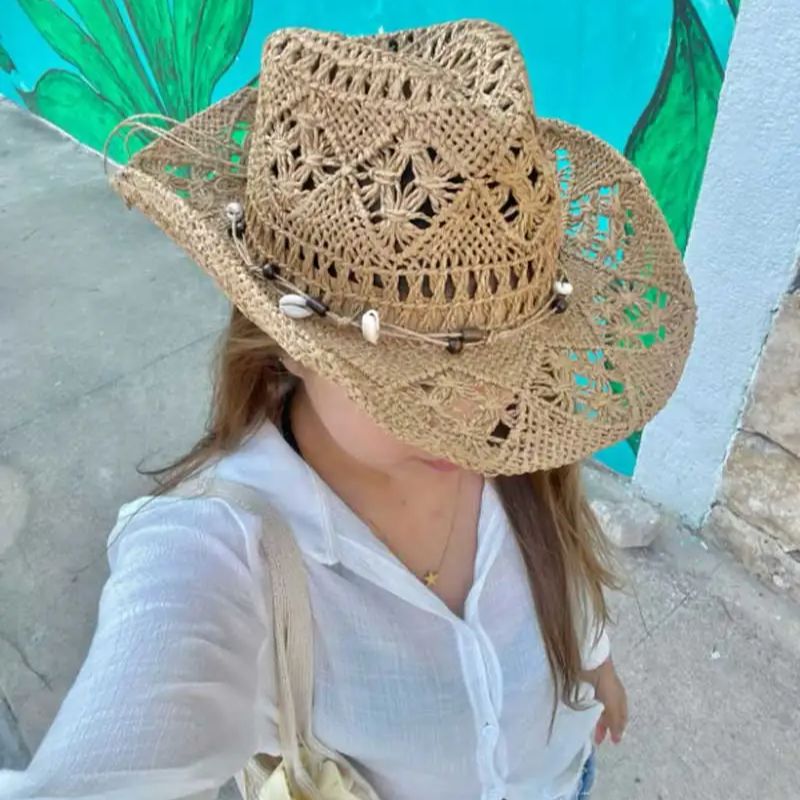 Sommer-Strohhut für Strand, Da – Cowboy Hat Straw Bewertung und Preis