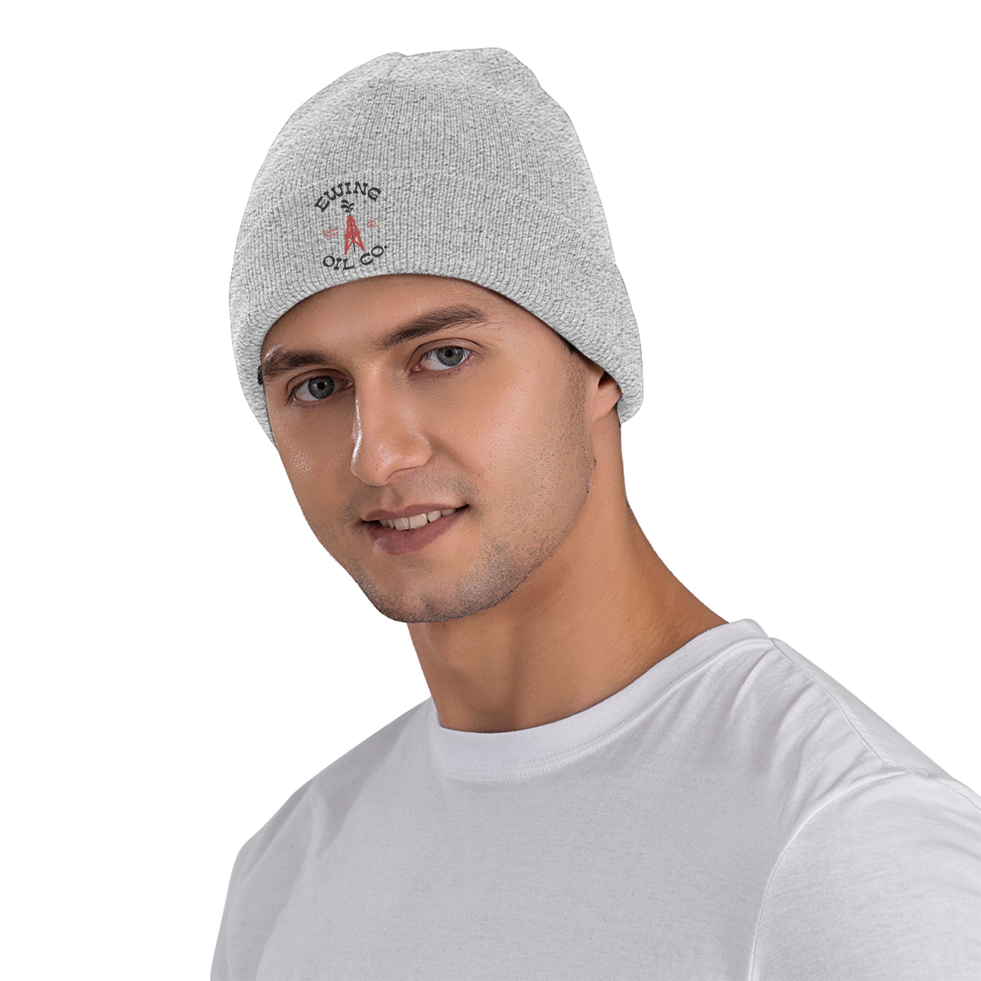 Ewing Oil Co. Dallas 70s TV Sh – Beanie Cuffed Knit Bewertung und Preis