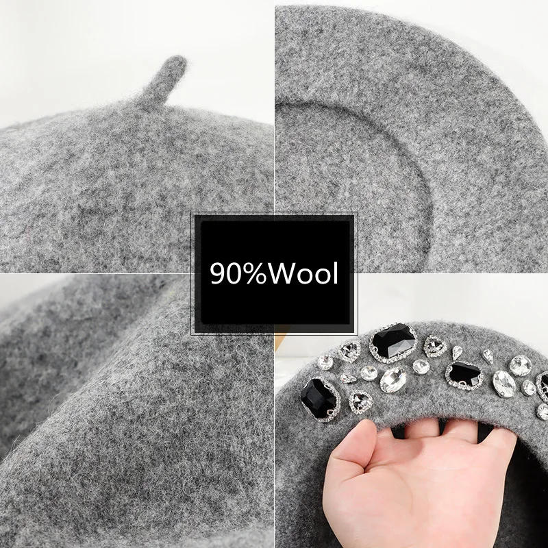 Französische Baskenmütze, dick – Beret French Wool Bewertung und Preis