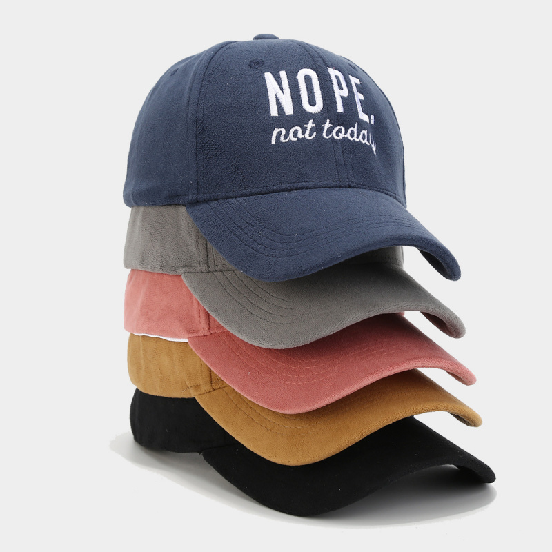 Nope Not Today bestickte weich – Dad Hat Cotton Bewertung und Preis