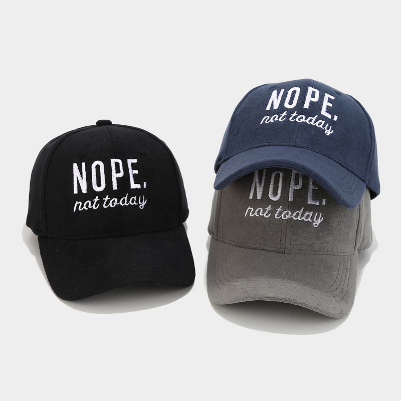 Nope Not Today bestickte weich – Dad Hat Cotton Bewertung und Preis