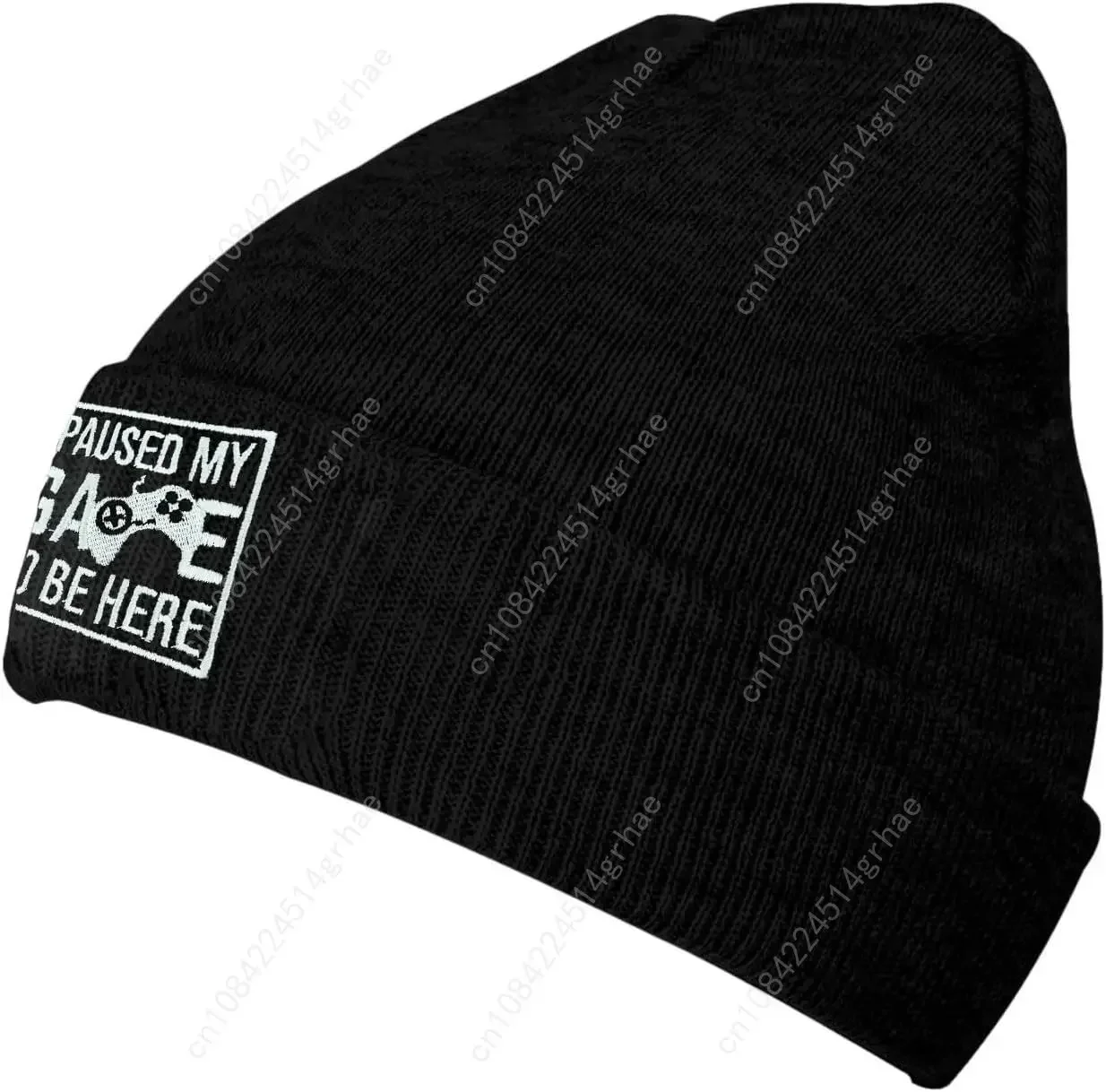 Fisch-Stickerei-Beanie-Mütze,  – Beanie Cuffed Knit Bewertung und Preis