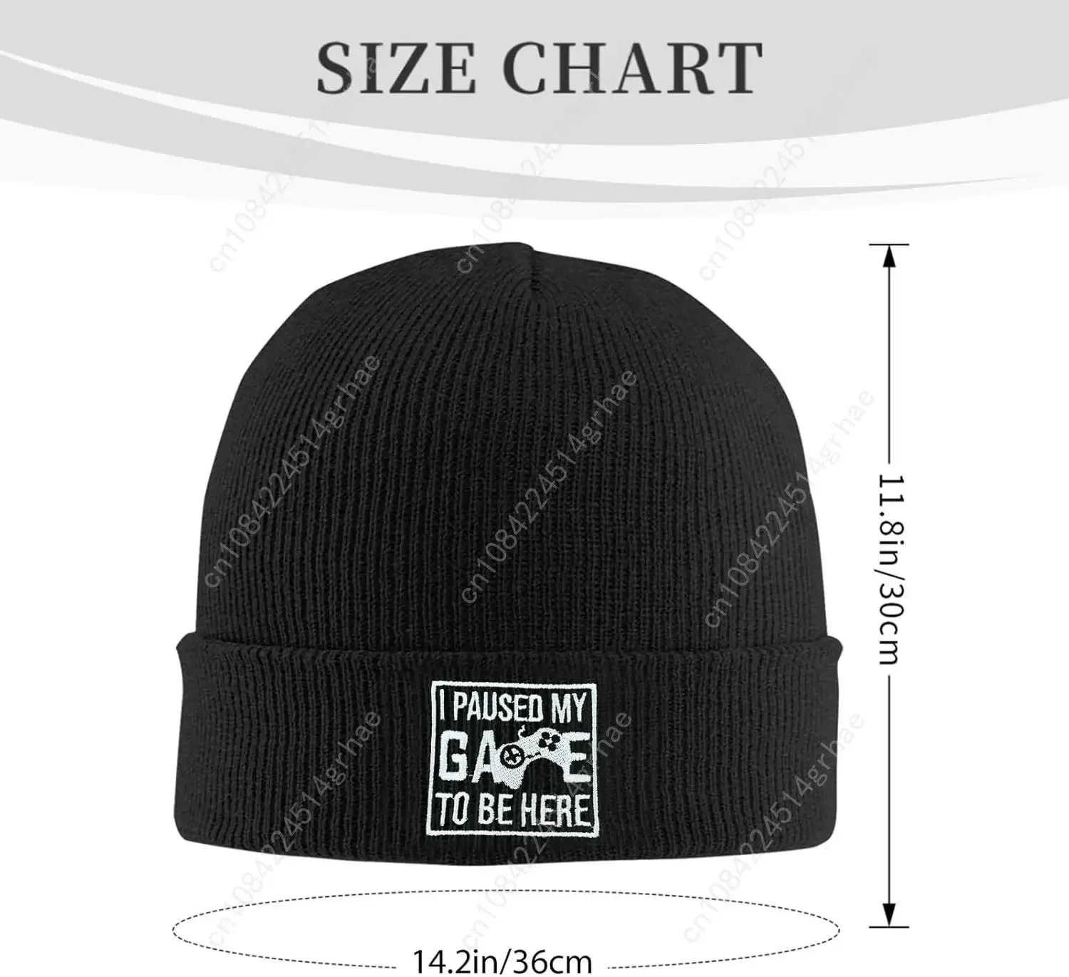 Fisch-Stickerei-Beanie-Mütze,  – Beanie Cuffed Knit Bewertung und Preis