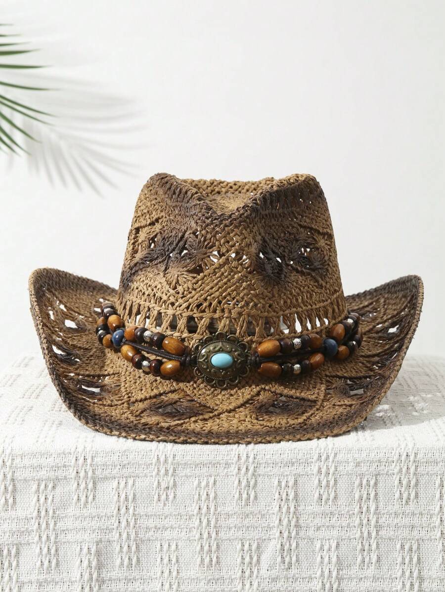 1 Stück Unisex Cowboyhut mit P – Cowboy Hat Straw Bewertung und Preis
